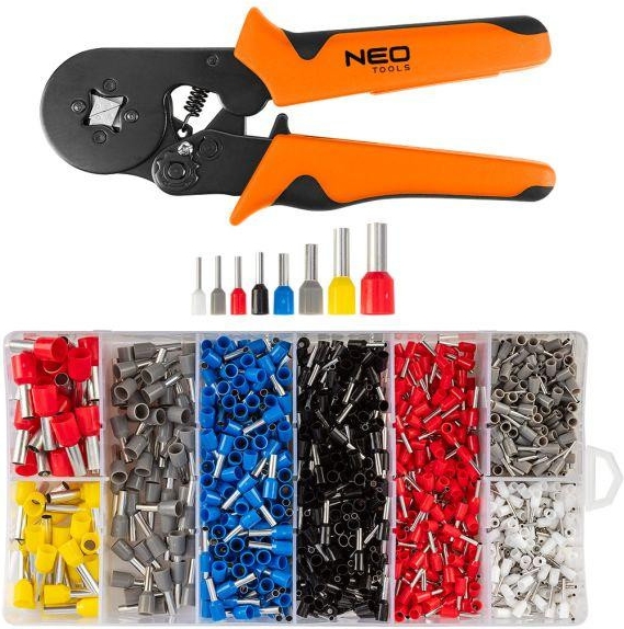 neo tools 01-562 krympetang - 205mm, 1200 muffer
