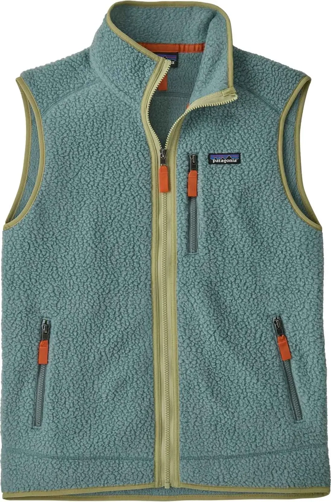                                                         retro pile vest - fleecevest