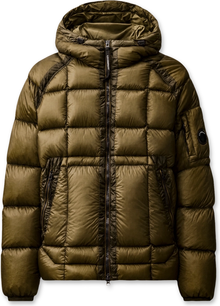   d.d. shell hooded puffer jacket