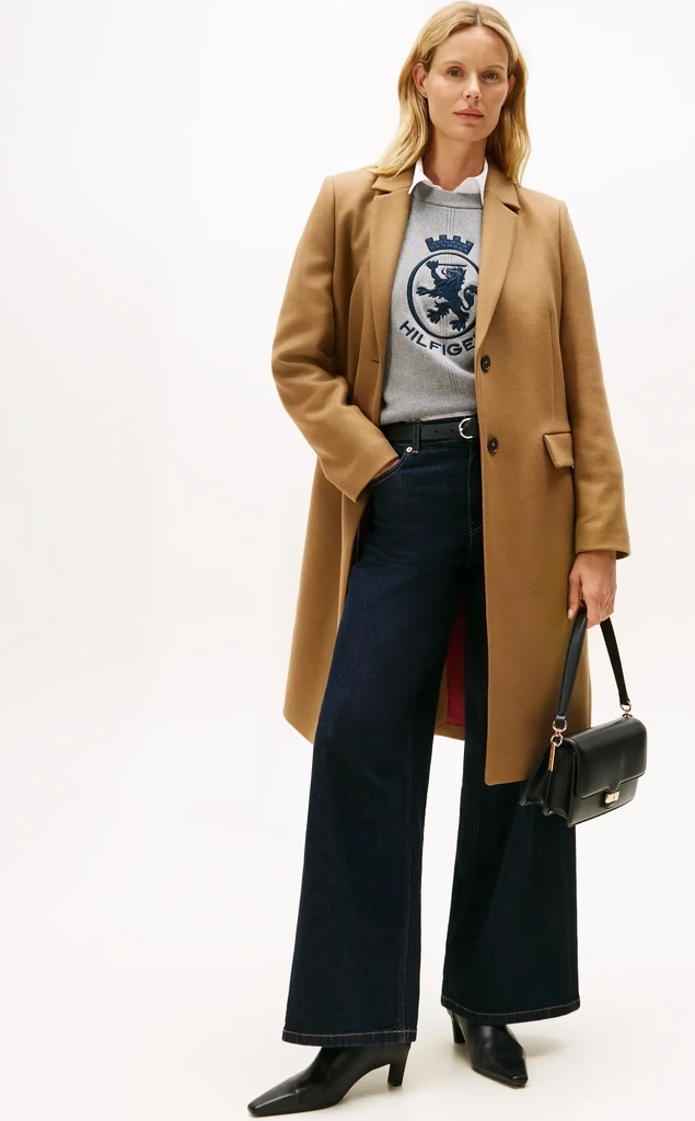 classic sb wool reg coat - uldfrakker