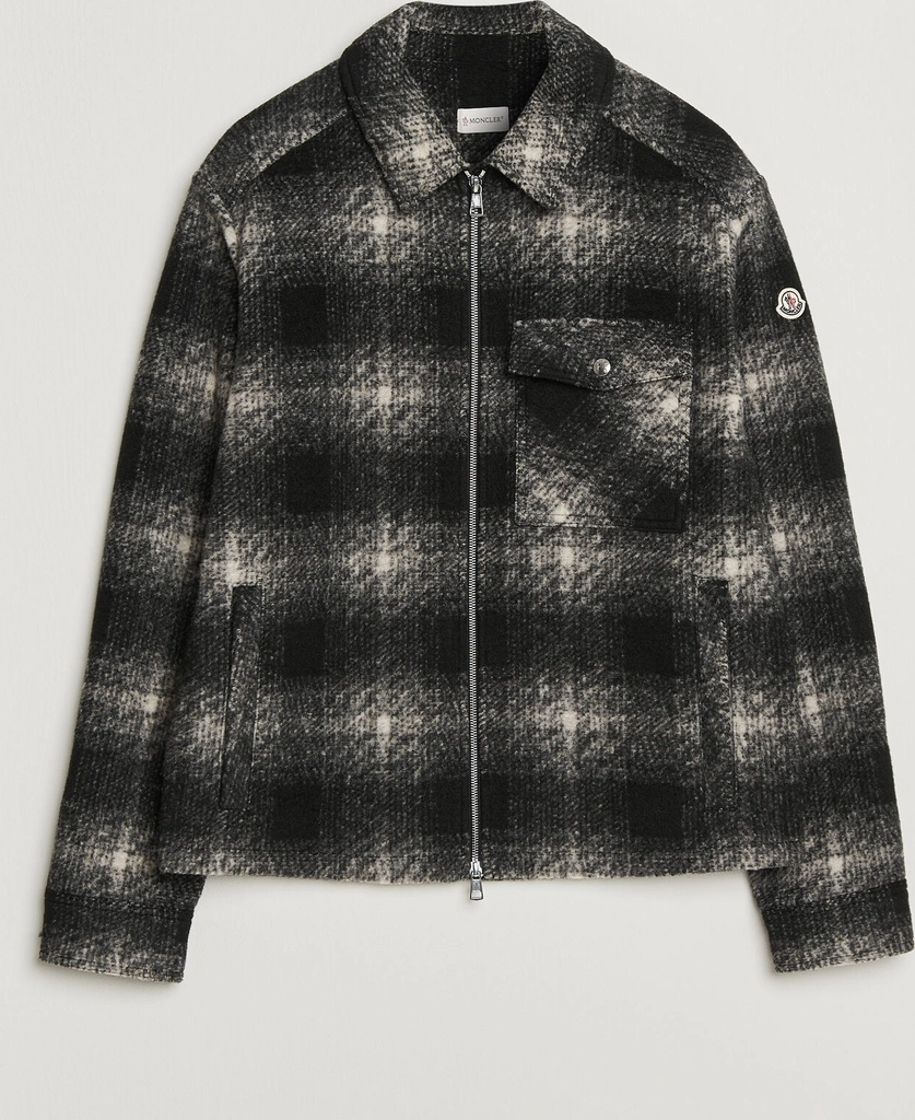 Moncler Check Oshirt Sn64 Black
