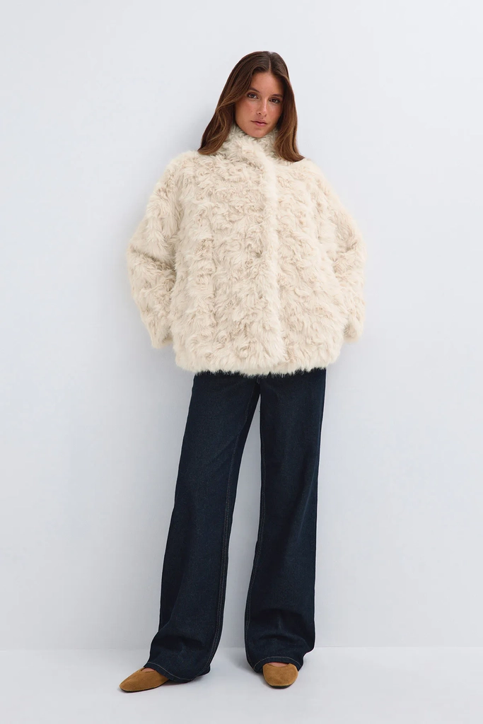 faux fur jacket