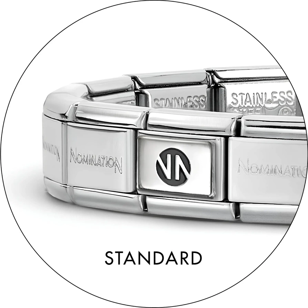 17 links, composable classic band, stainless steel