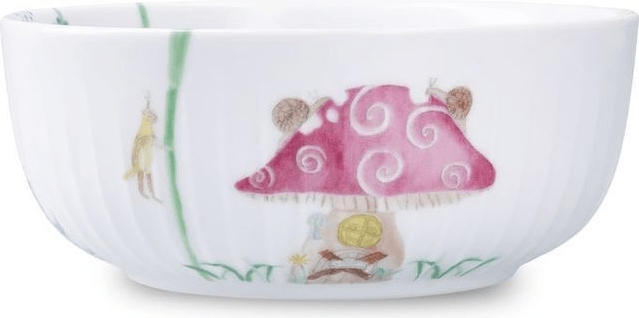 kähler hammershøi kids spisesæt hvid porcelæn 3 stk.