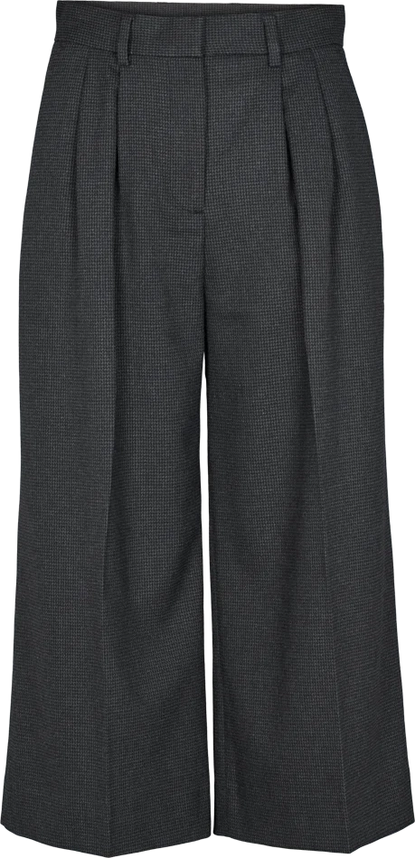 marjo cropped pants - blackened pearl / black