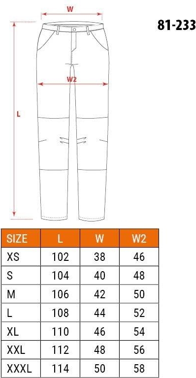 NEO Tools 81-233 arbejdsbukser XL sort