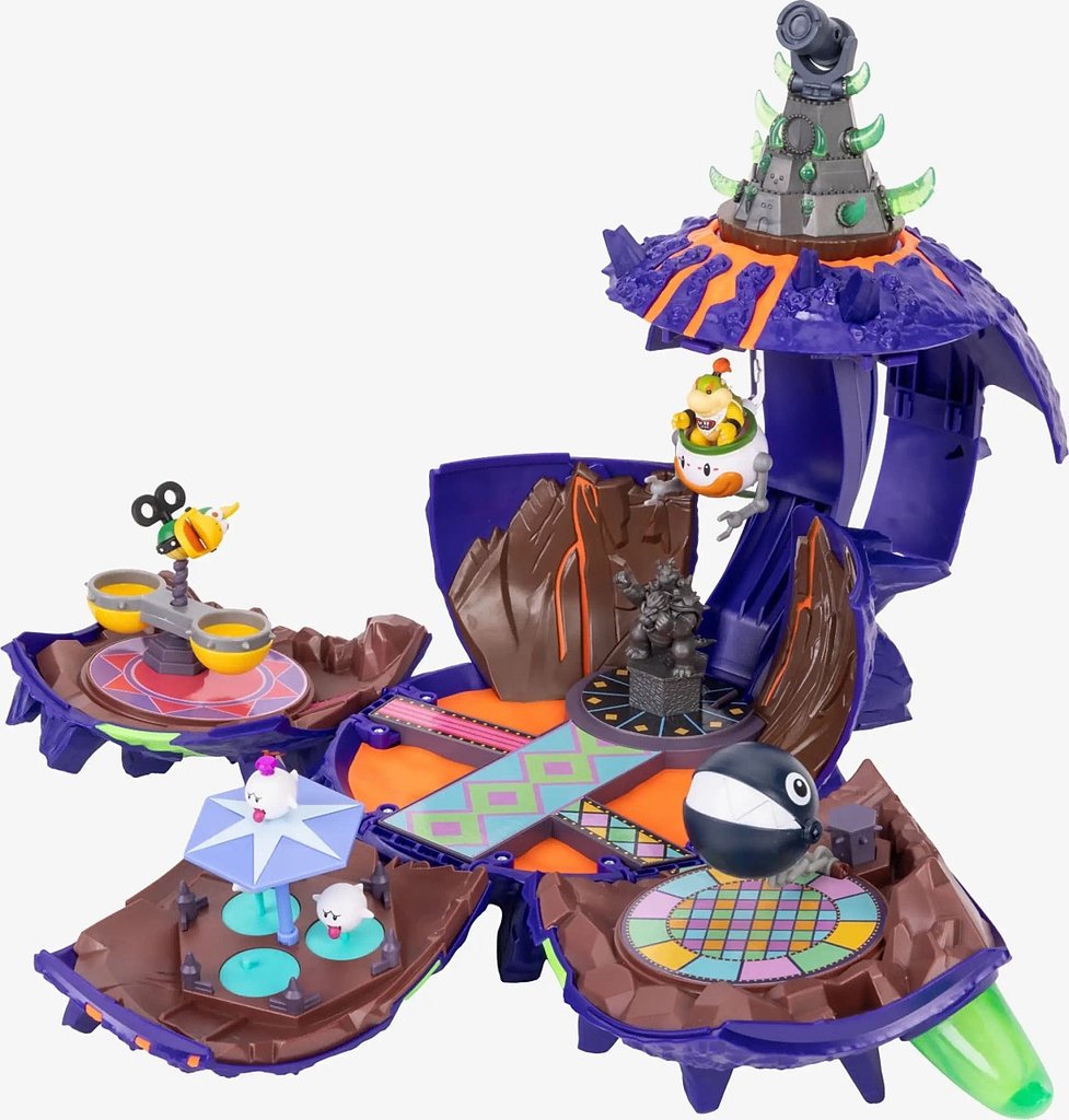 Super Mario Galaxy Movie Deluxe Wonder Bowser Jr Planet Set