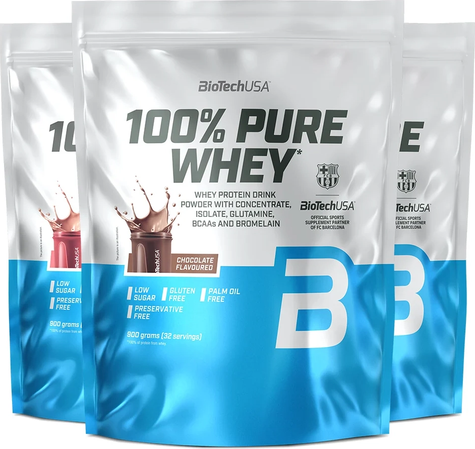 biotechusa 100% pure whey - proteinpulver (1 kg)