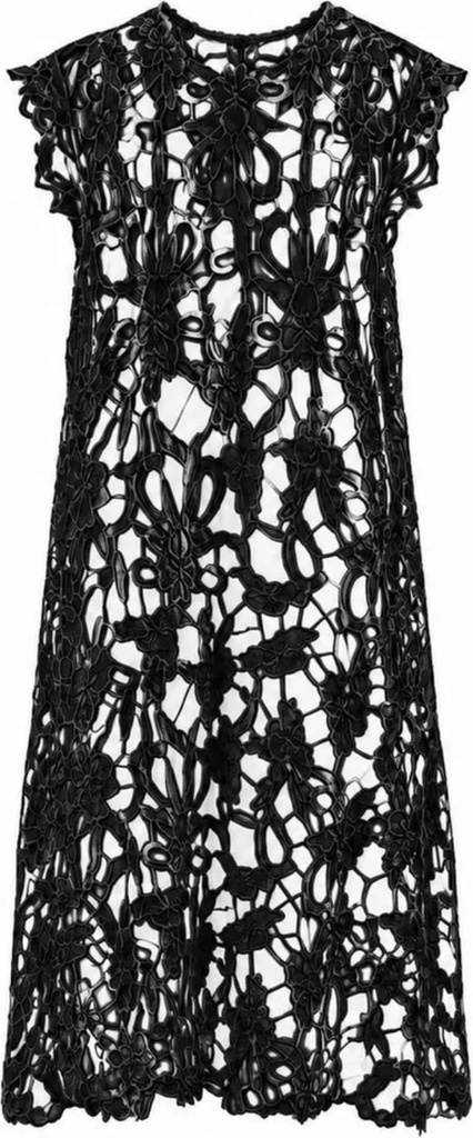 tim & simonsen kjole - bodil lace - black