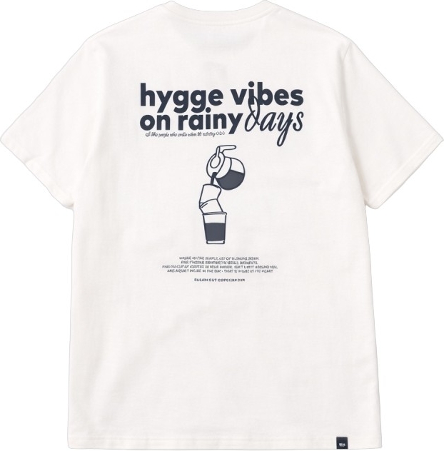 Clean Cut Copenhagen Hygge Organic Tshirt Mand Ecru Kortærmede T-shirts Str S - Bomuld hos Magasin