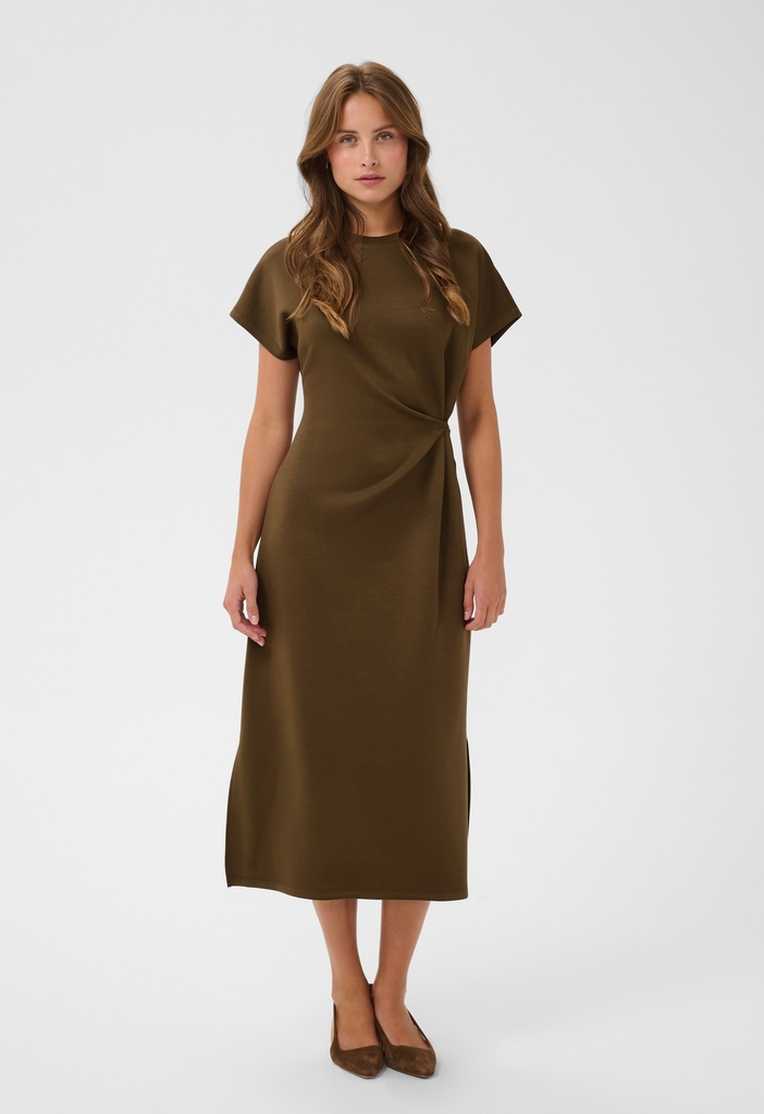 Saint Tropez Theosz Dress - Khaki green - S