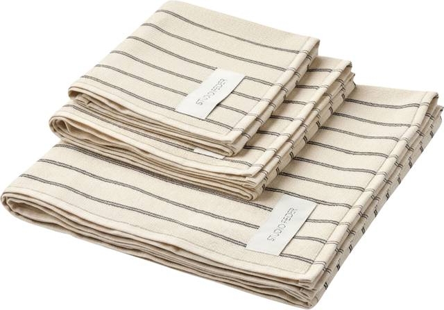 Studio Feder Una Håndklæde Cream 40x60 cm Badehåndklæde Beige