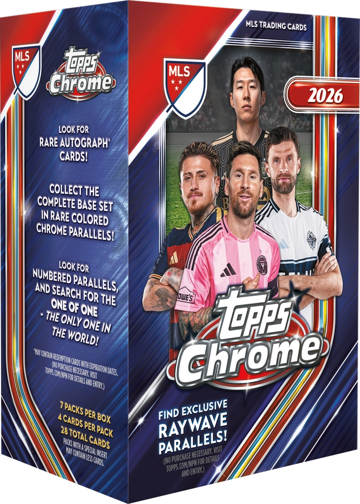 topps chrome mls 2026 - value box