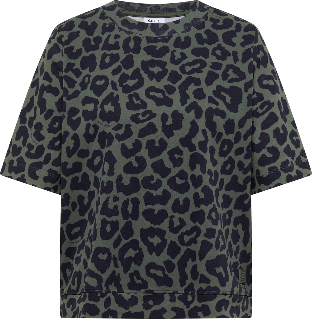 CECIL Shirts  natblå / khaki
