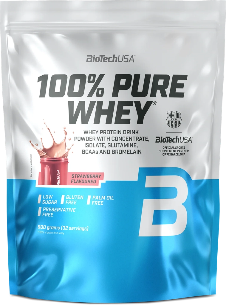 BioTechUSA 100% Pure Whey - Chocolate (900g) - Proteinpulver