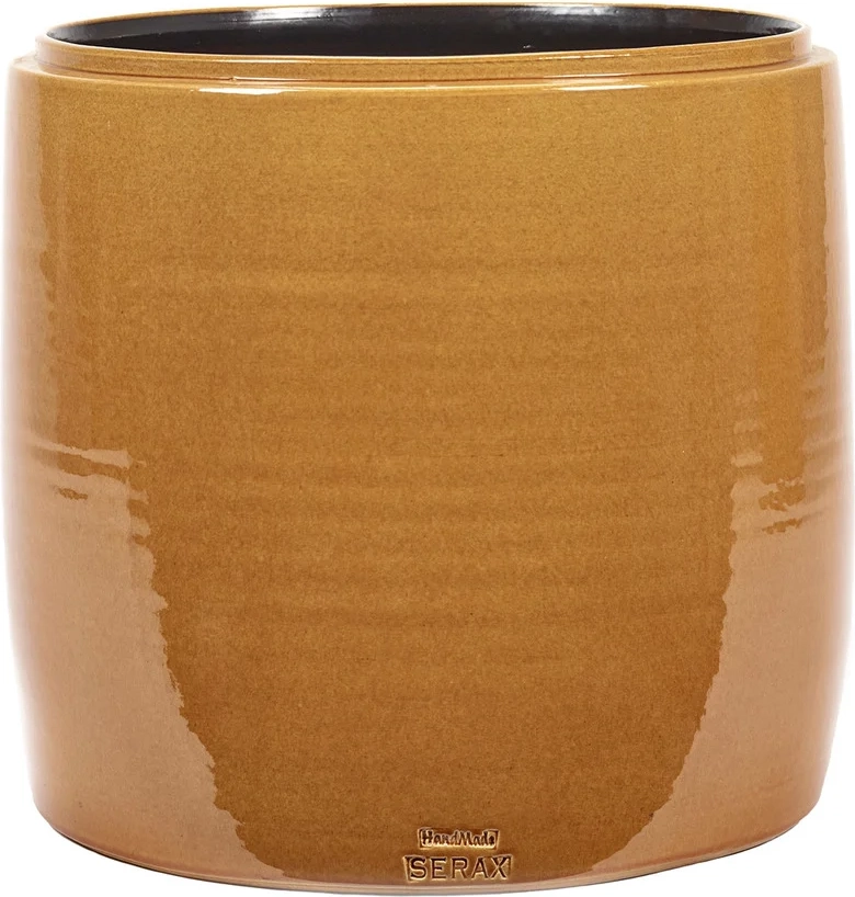 glazed shades kruka, 34 x 34 cm, honey