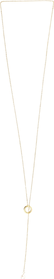timi of sweden boel lariat pearl necklace stainless steel