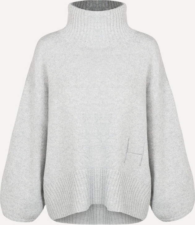 gianna striktrøje - grey melange