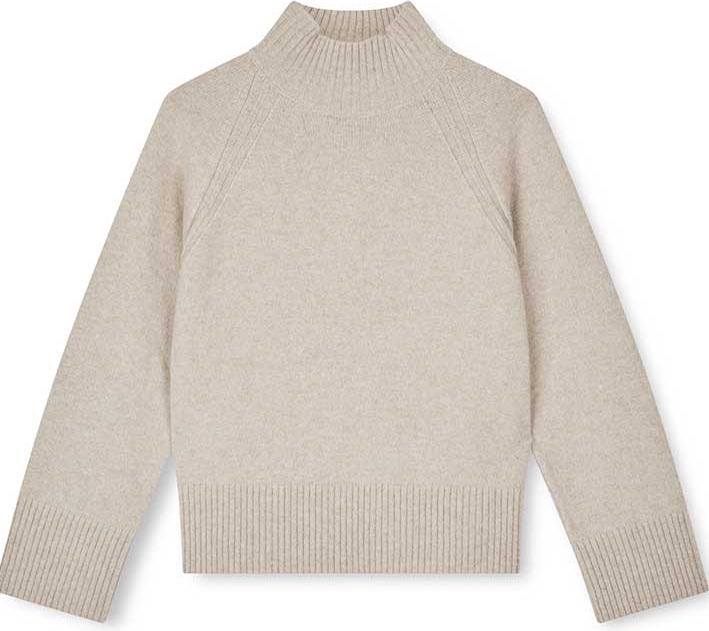 sibin linnebjerg gemma sweater – lys sand