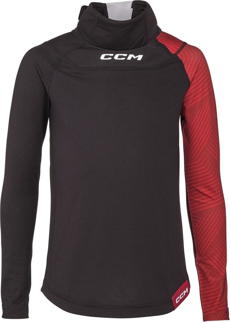 CCM Neck Guard Shirt Youth - Black