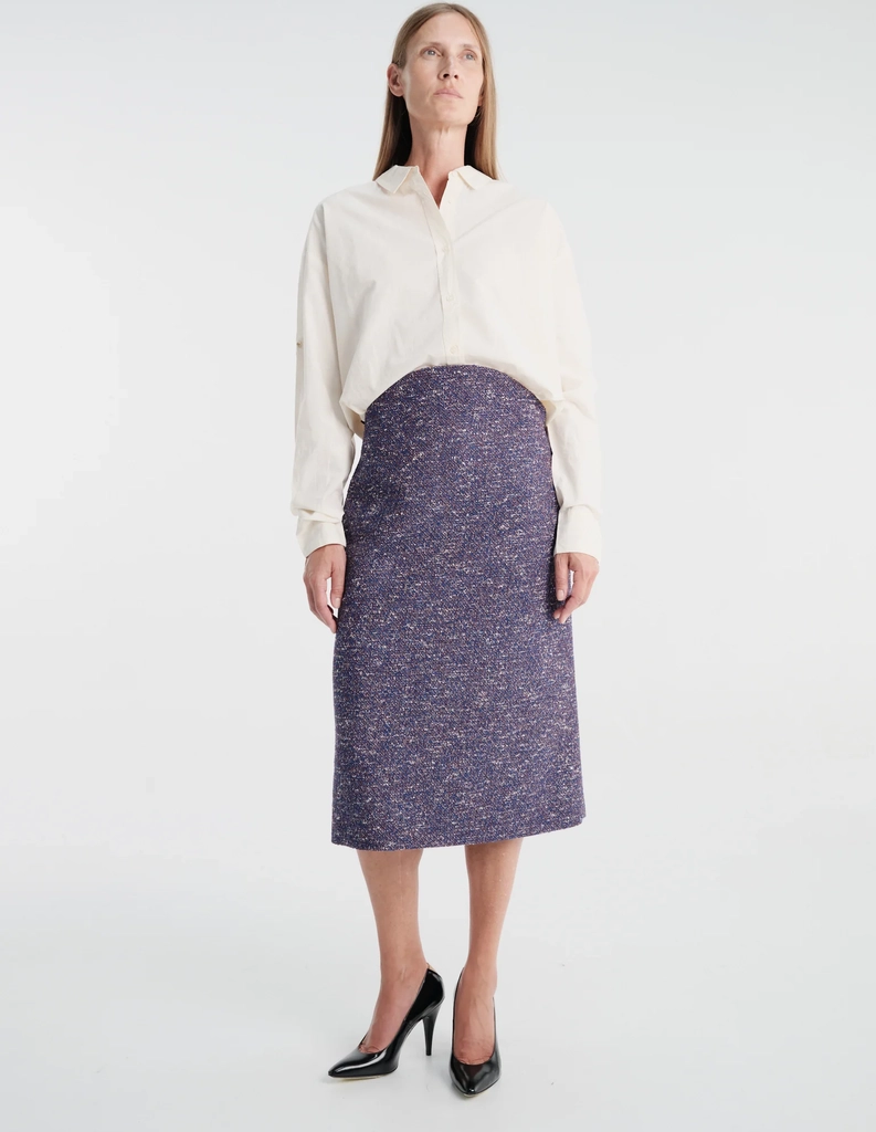 skirt 153 in marine brown