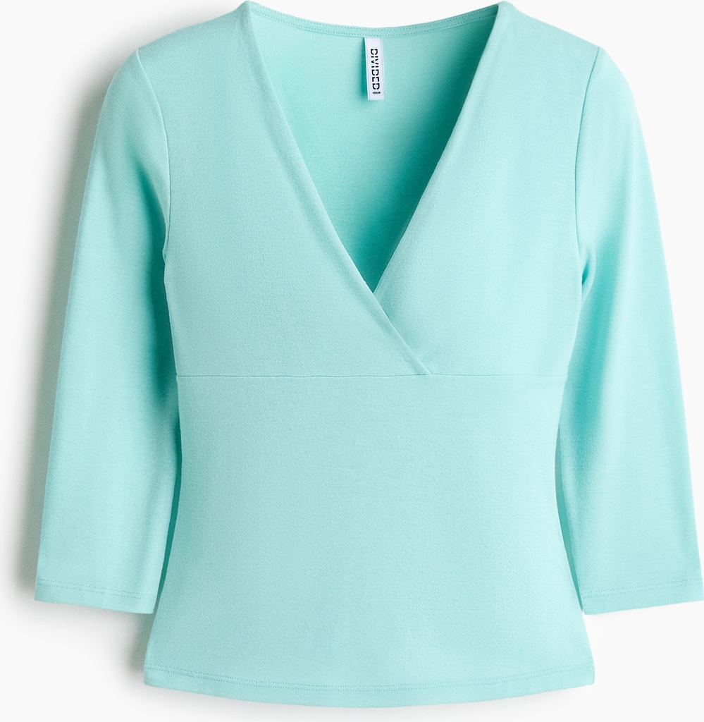 v-neck jersey top