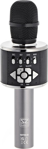 subzero partyvox go håndholdt karaokemikrofon med bluetooth og effekter