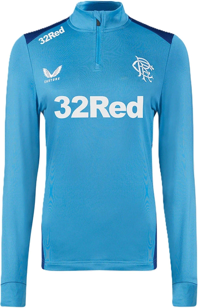 castore rangers 1/4 zip top 2023 2024 adults
