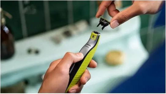 Philips OneBlade 360 QP2834 - Trimmer - sladdlös - limegrön/kolgrå