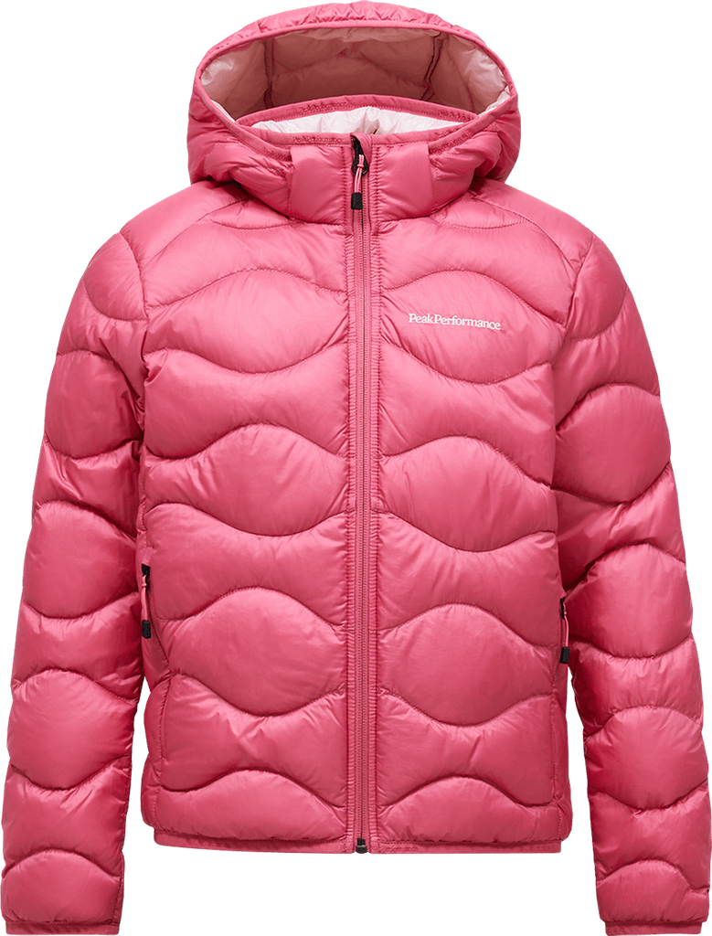 Peak Performance Juniors Helium Down Hood Jacket Mountain Blush Frosted Blossom