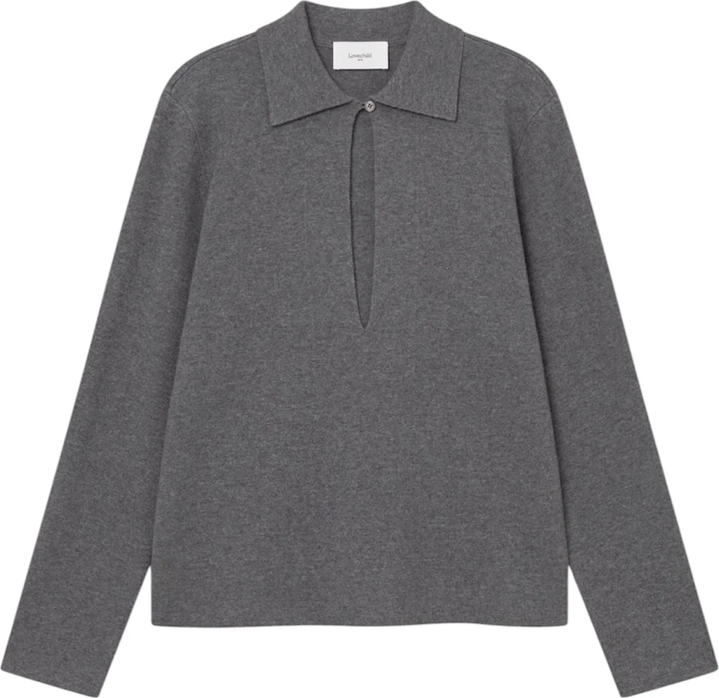 salma pullover grey melange