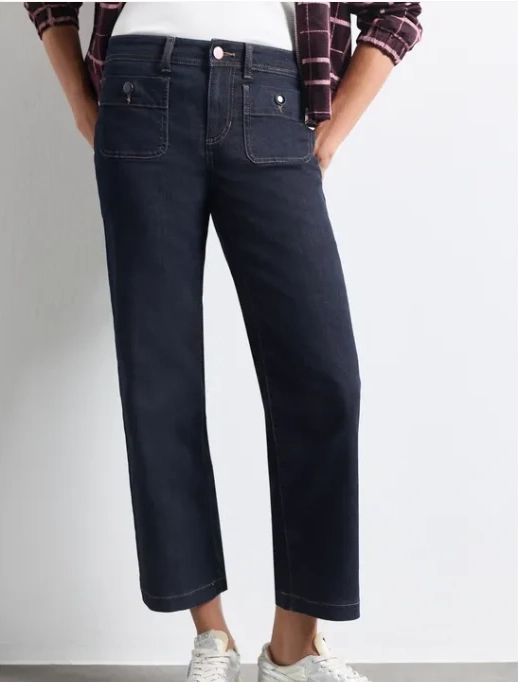 amalia straight leg - rinse washed