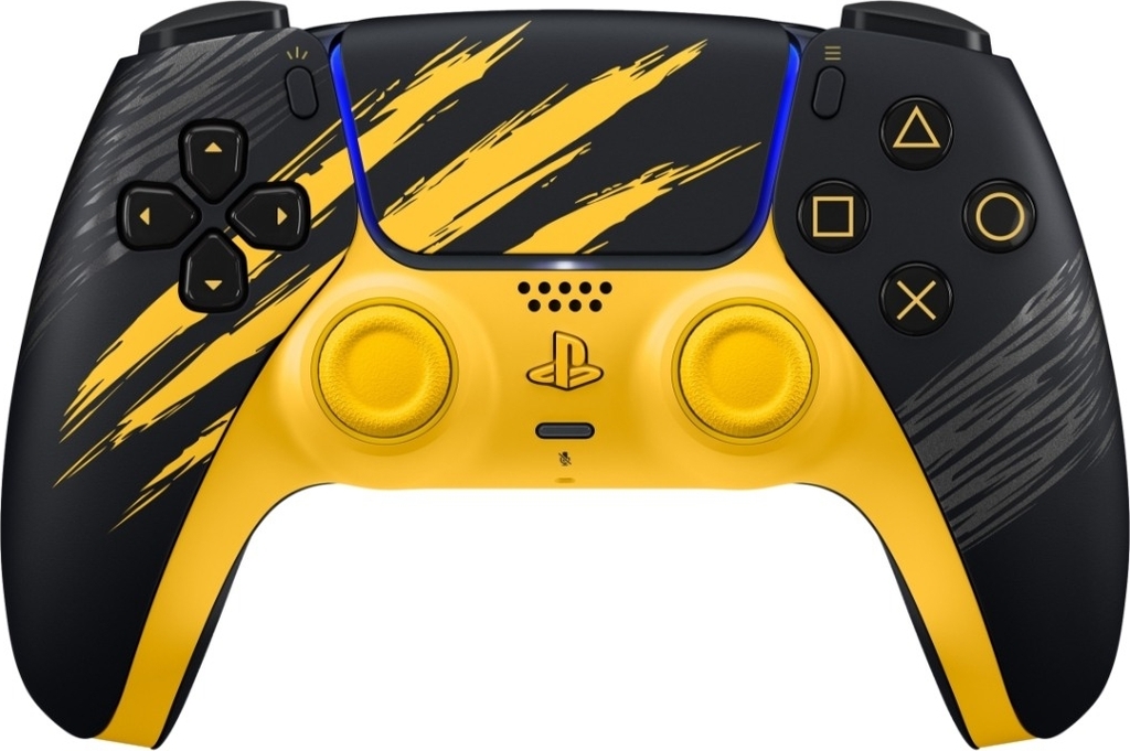 playstation 5 dualsense trådløs controller wolverine le (gul)