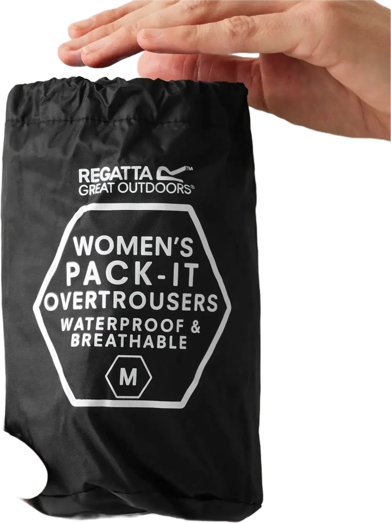 Regatta Wms Pack It O/Trs - Black - L