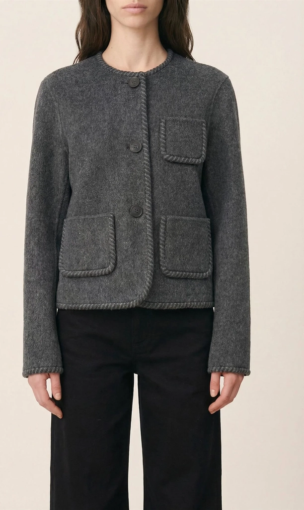 vanessa bruno - humble jacket - anthracite