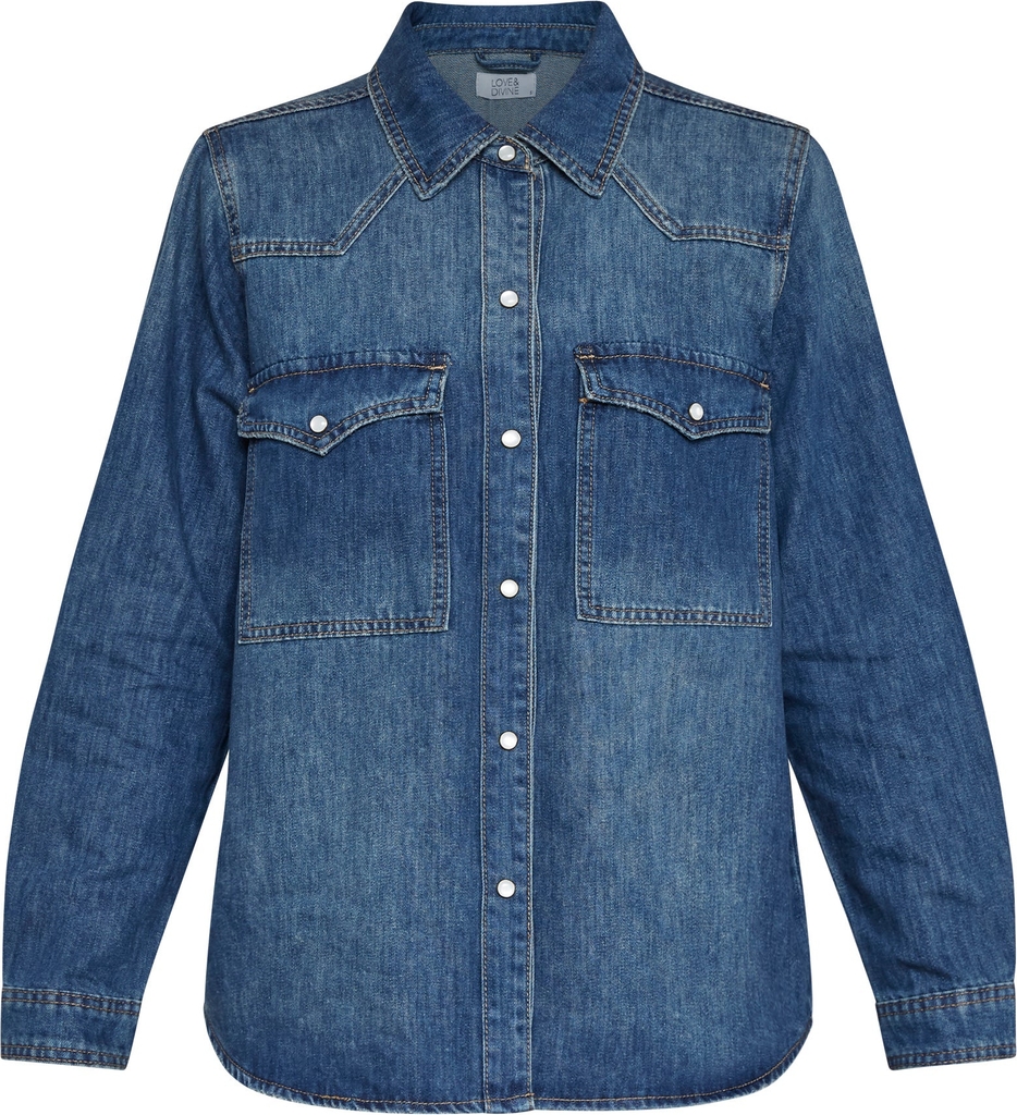 Love & Divine 1276 Denim Shirt Blue