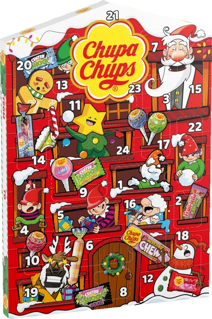 julekalender chupa chups 225g