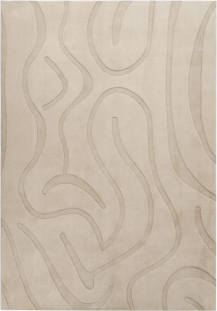 gulvtæppe selvori beige 160 x 230 cm