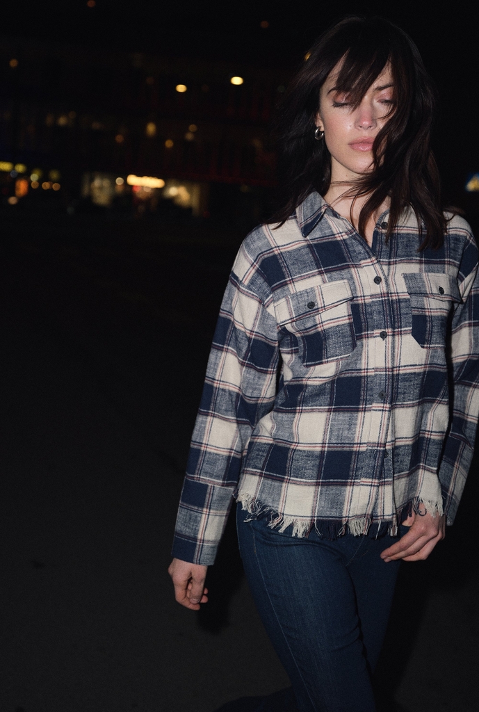 Ivy Pia Distressed Shirt - Multi Color