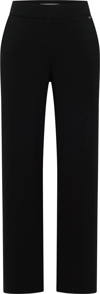 cecilhigh waist straight leg hose im loose fit - bukser - black