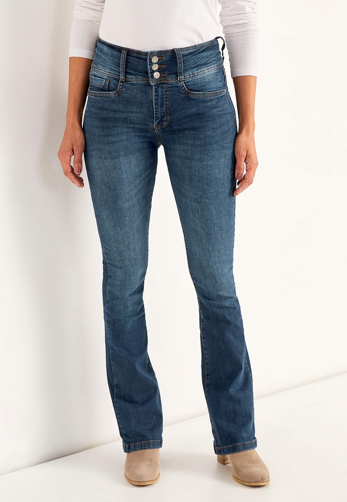 bootcut jeans med høj talje - to længder jennifer