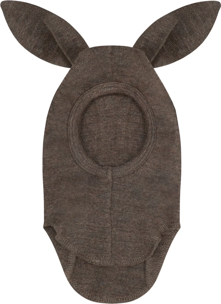 huttelihut brown melange elefanthue ears uld rib