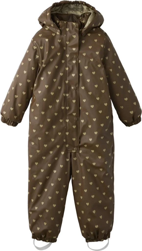 Lil'Atelier Nmfladry10 Pad Flyverdragt Aop Fo Lil - Brown