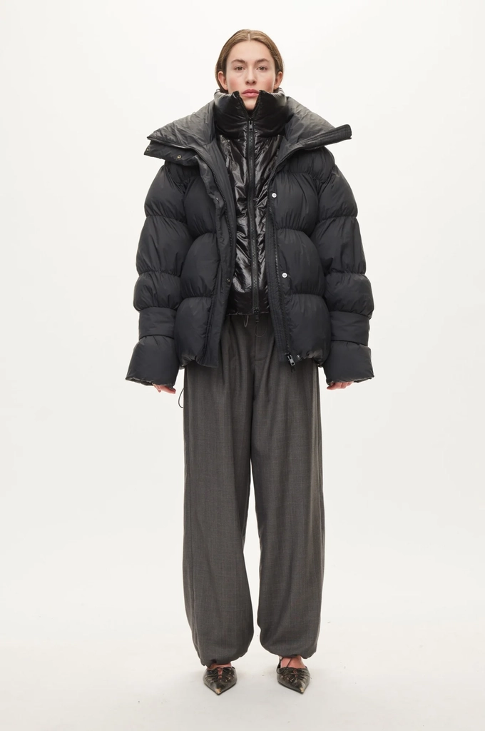 aki double collar jacket