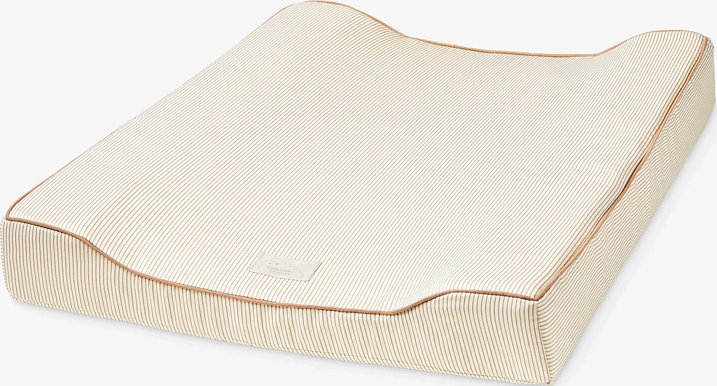Cam Cam Copenhagen Changing Cushion - Ocs - Caprice - CLASSIC STRIPES CAMEL - One Size