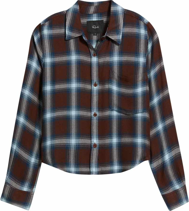 rails malin skjorte - espresso indigo