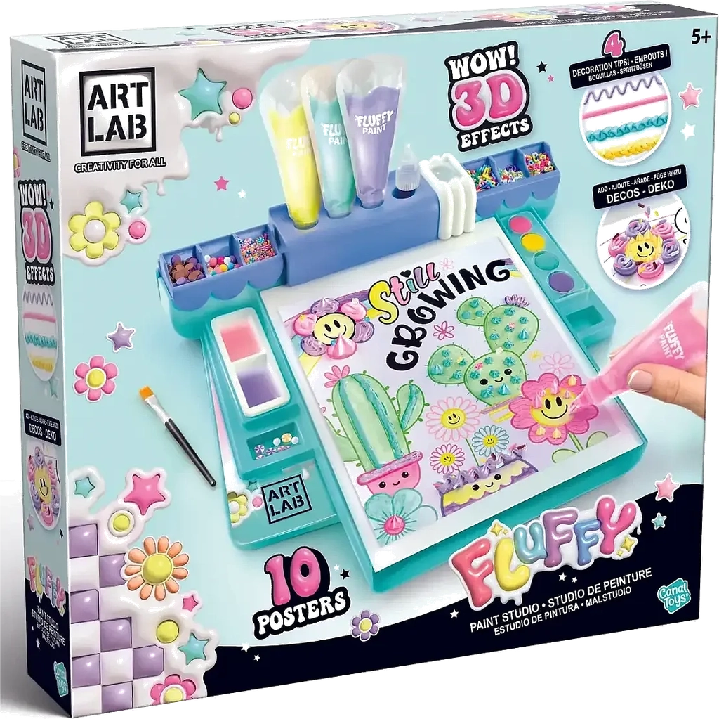 art lab fluffy paint studio - pysselset