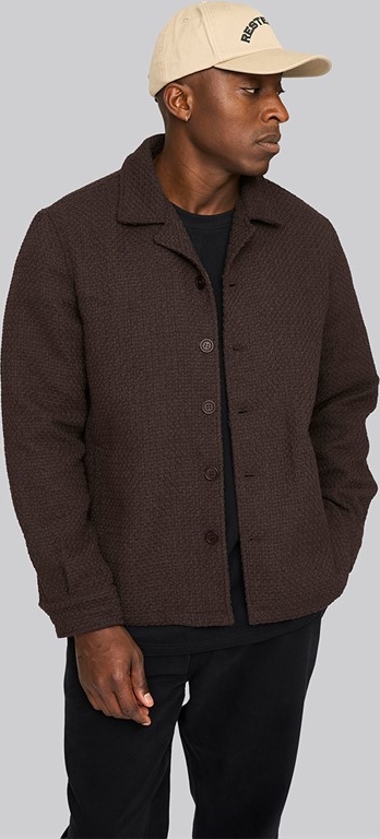 Resteröds Overshirt Leo - Marron