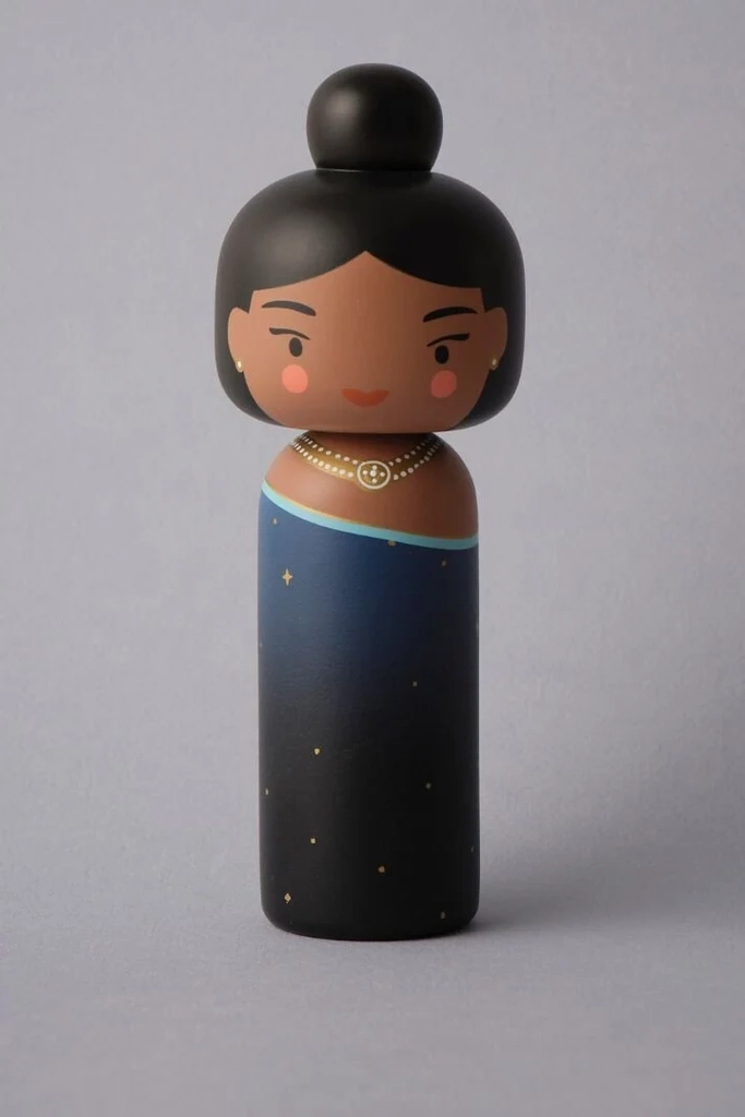 kokeshi stjernetegnsfigur - tvillingerne