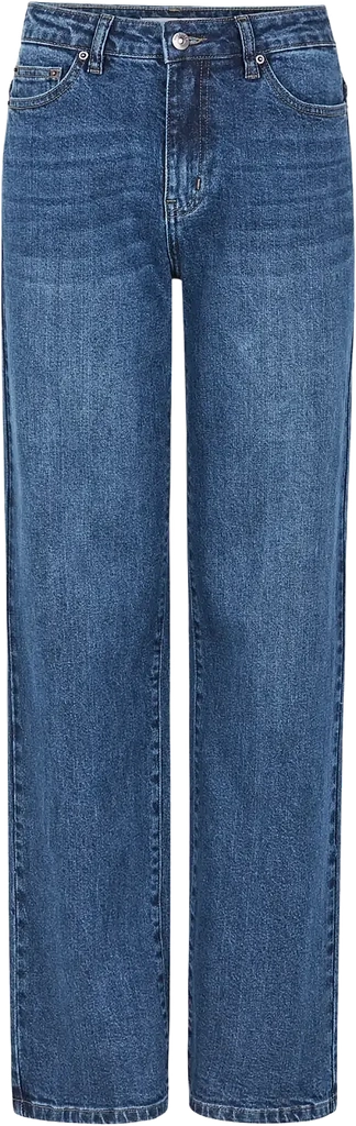 Soft Rebels Srwilla Midwaist Wide Jeans - Blue - XL